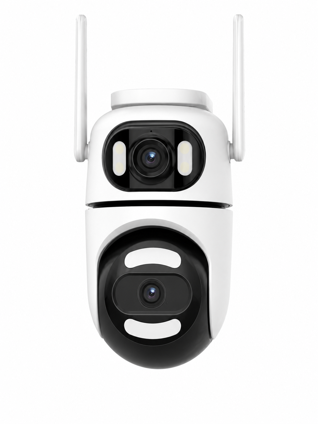 Камера Wi-Fi поворотная 360° с двумя объективами/PTZ/AI-детекции до 30 м и управлением со смартфона Белый (49676117)