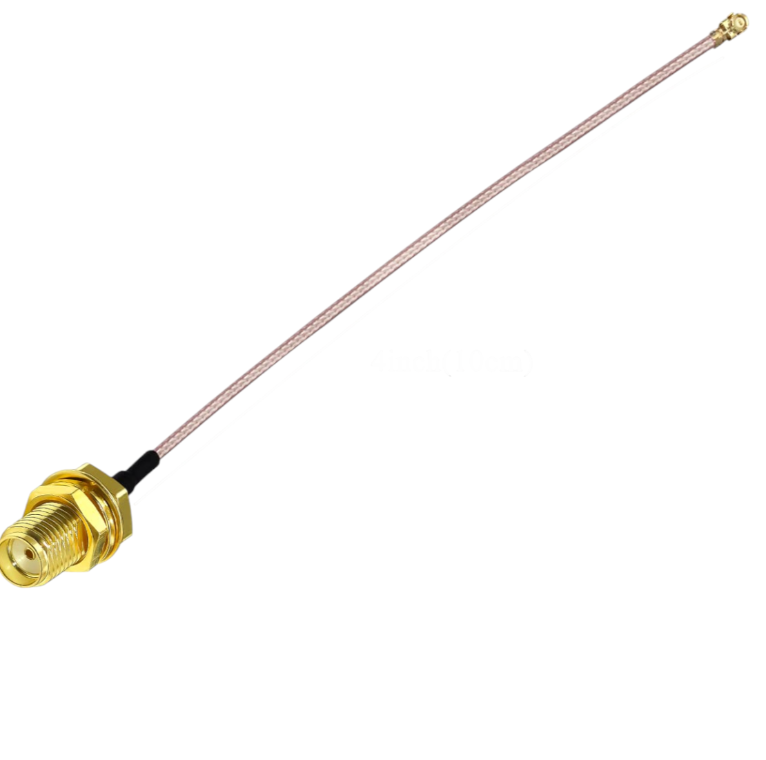 Перехідний джампер-кабель IPX RG178 U.FL-SMA гніздо для антен і модулів круглий 15 см (000050117)