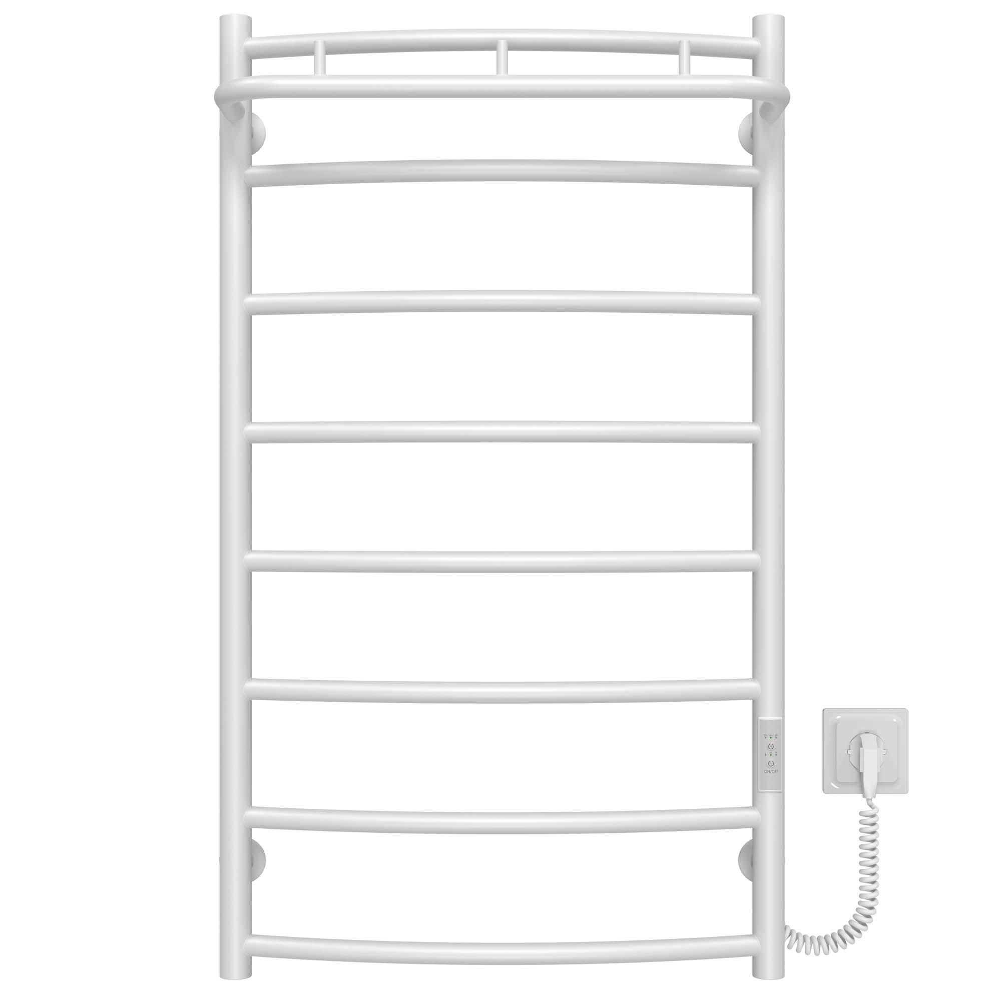 Полотенцесушитель электрический Deffi Классик N П8 WD03 правое подключение нержавеющая сталь 500x900 см Белый (C.KN.90.50.8.EWR3)