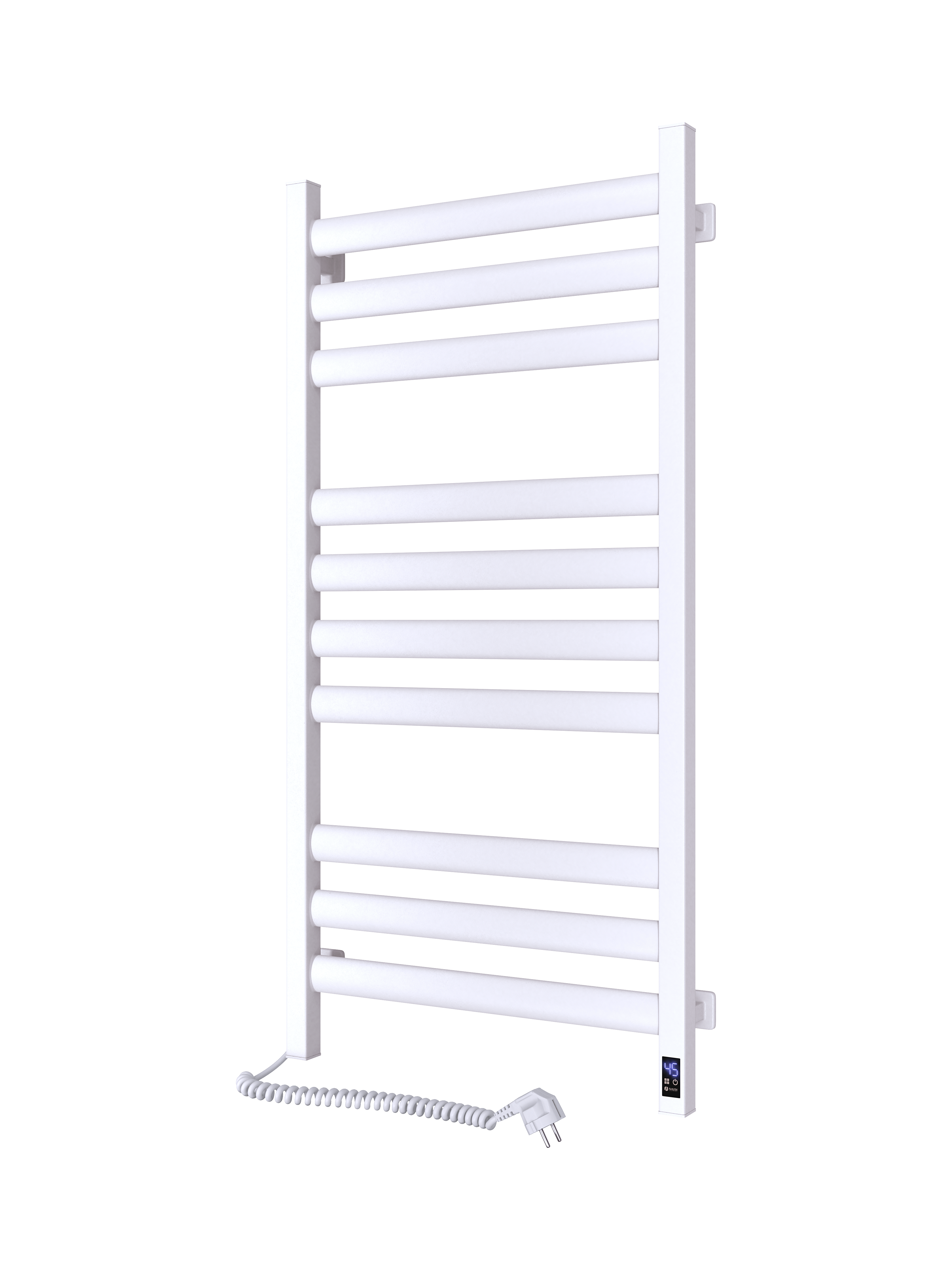 Полотенцесушитель электрический Ellipse Sensor левого подключения с таймером 500x1000 мм Белый бархат (12-845153-5010YP)