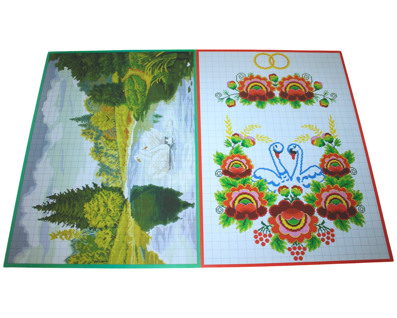 Схема для вышивания бумажные двухсторонние А3/А4/А5 (А3-059)