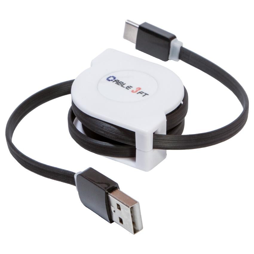 Дата кабель рулетка USB-Type C 1 м Tolus 3FT