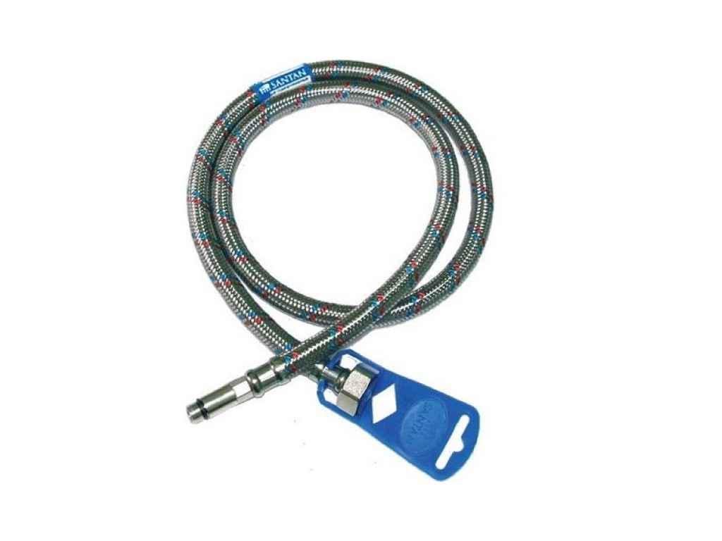 Шланг для води SANTAN 80 см FLEX-WATER M10х1/2" довгий штуцер (313217) Шланг для води SANTAN 80 см FLEX-WATER M10х1/2" довгий штуцер (313217)