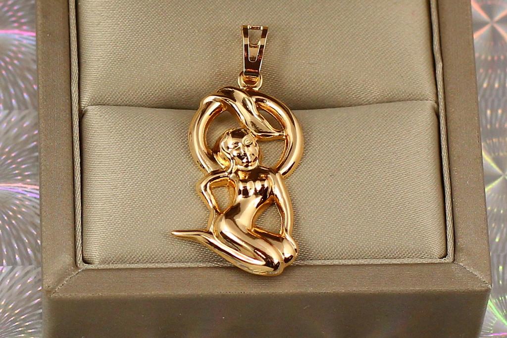 Кулон Xuping Jewelry Зодиак Дева 3,1 см Золотистый