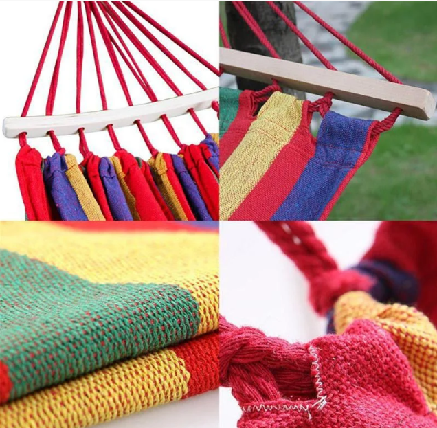 Гамак підвісний з перекладиною 100x200 см Різнокольоровий (6018) - фото 3 Гамак підвісний з перекладиною 100x200 см Різнокольоровий (6018) - фото 3