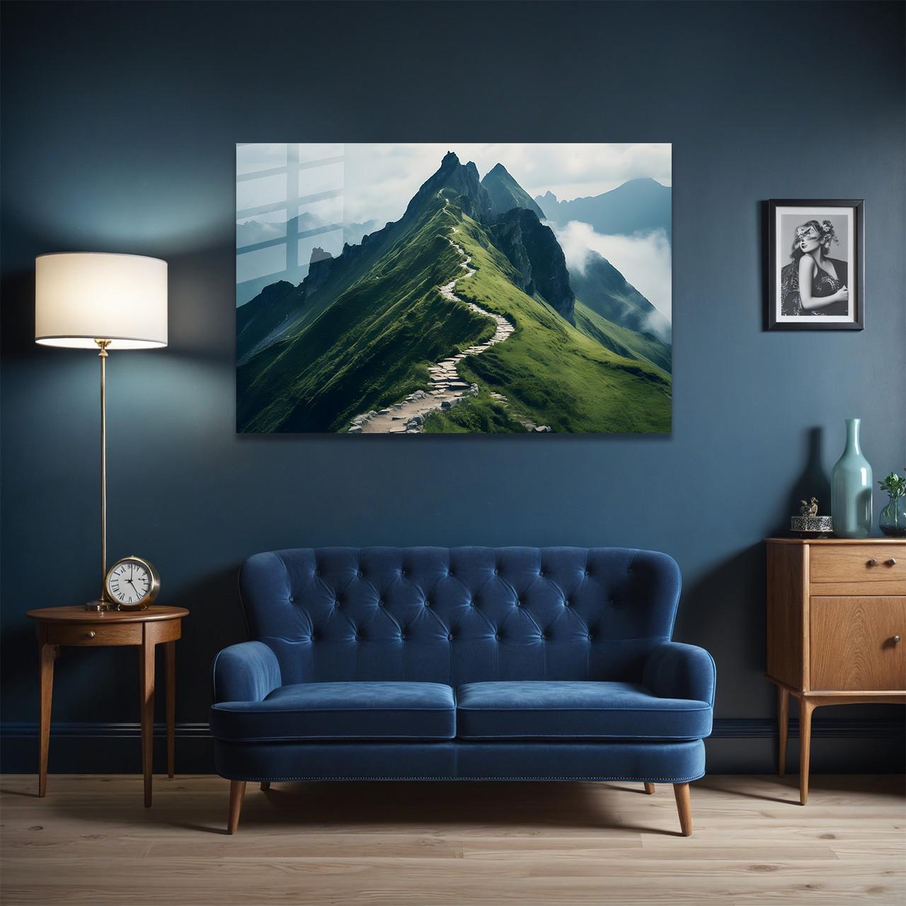 Картина на стекле NovellaPrint Тропа в облаках 90х60 см (402.3) - фото 4