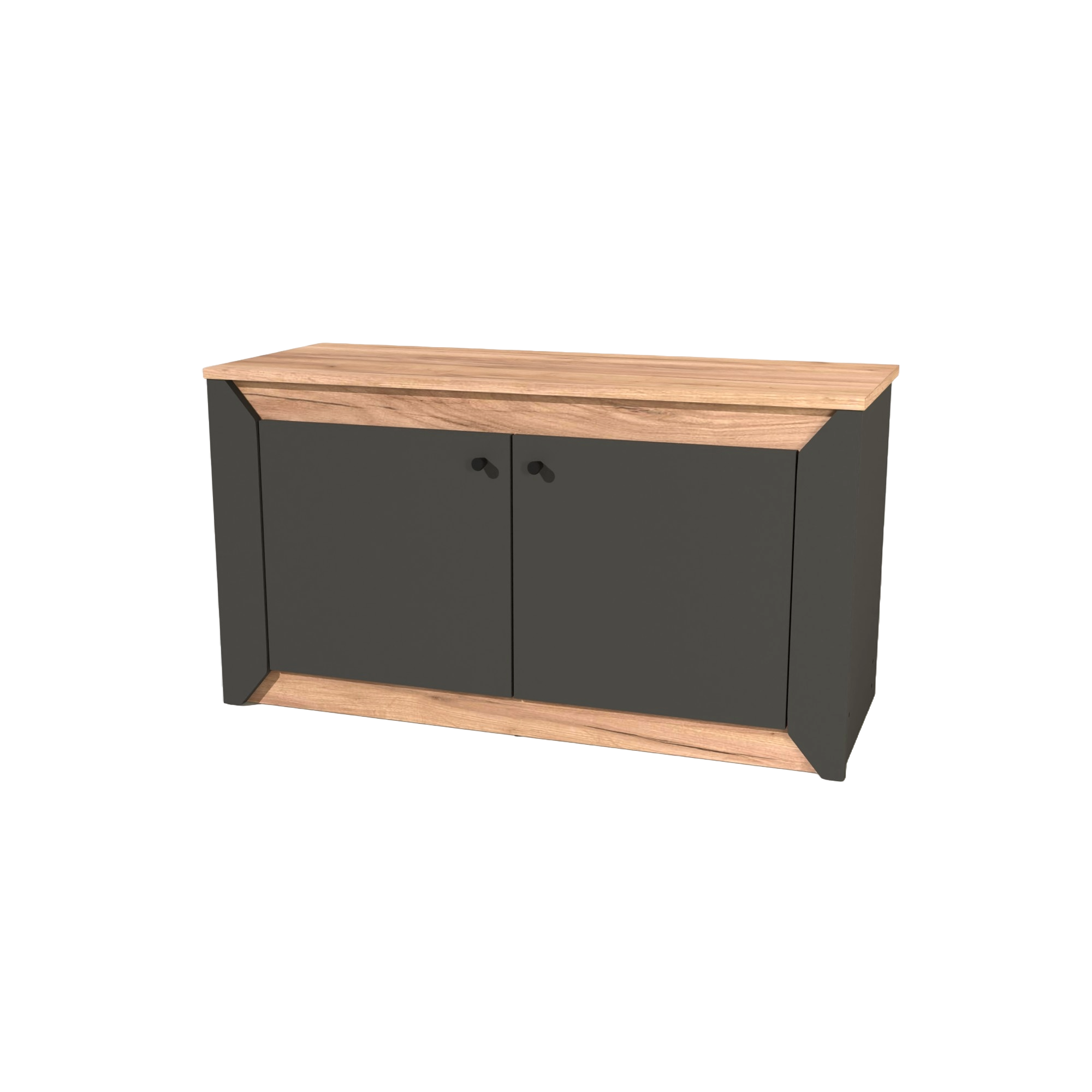 Тумба под ТВ Everest Нордик 980 980х378х530 мм Дуб крафт золотой/Графит (11173)