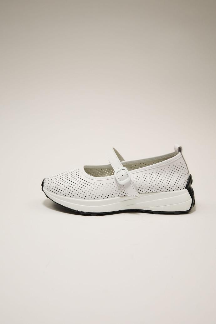 Мокасини жіночі ALLSY шкіряні р. 41 Білий (195200) - фото 5 Мокасини жіночі ALLSY шкіряні р. 41 Білий (195200) - фото 5