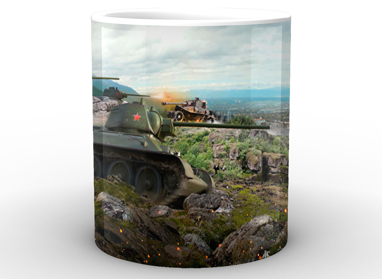 Чашка World of Tanks Мир танков постер