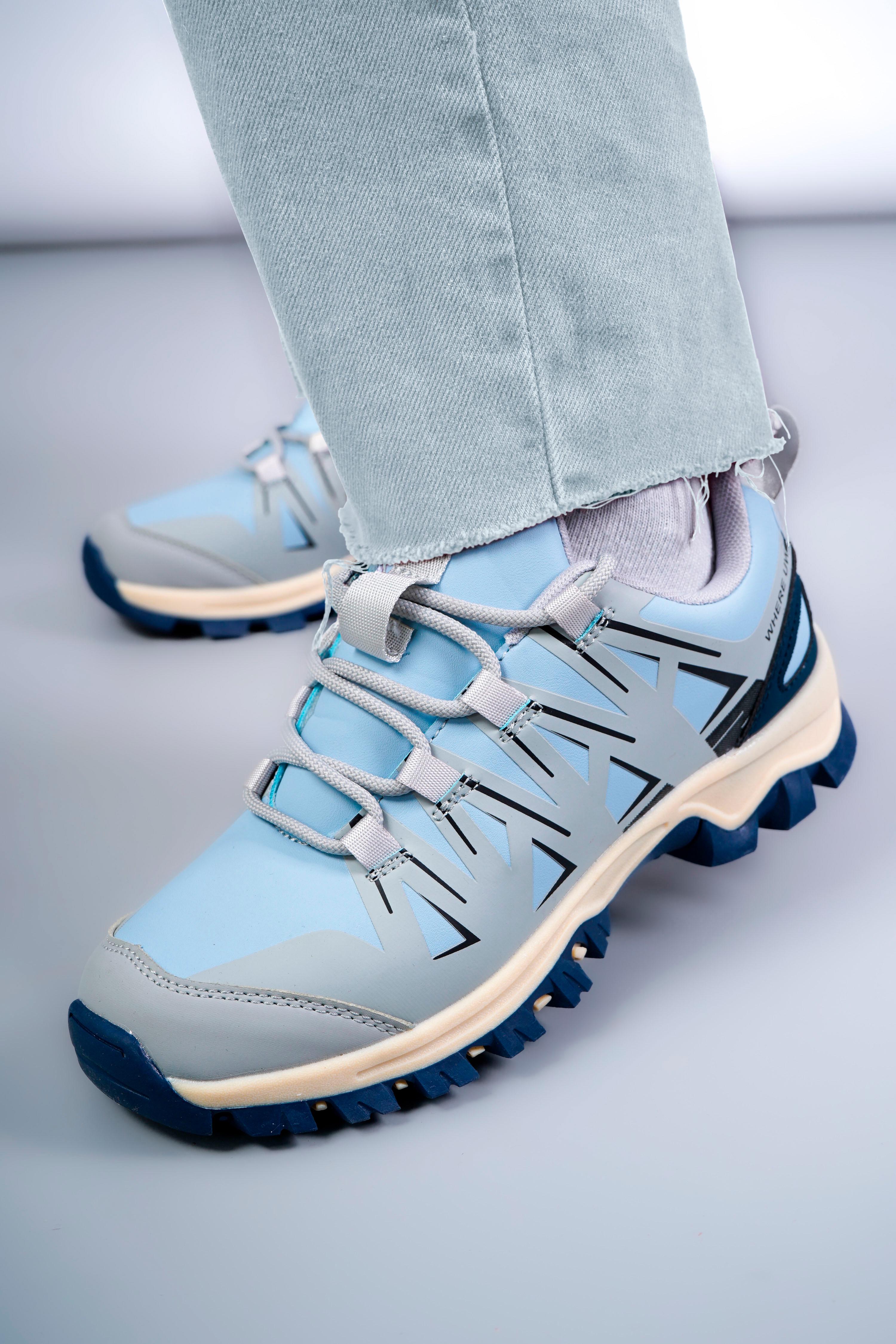Кроссовки женские Where Uwear TF-25-03-white/blue р. 37 Серый (346640_37)