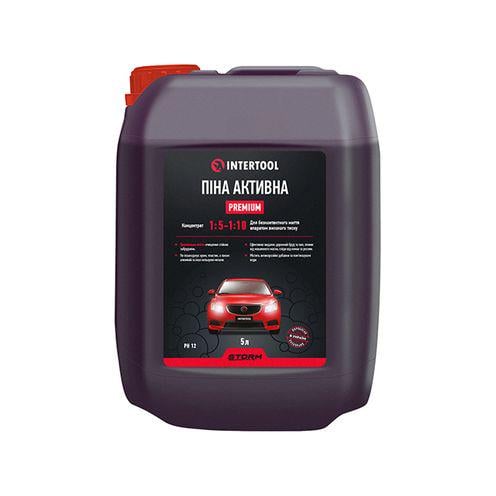 Пена активная Intertool PREMIUM 5 л концентрат 1:5-1:10 для бесконтактной мойки аппаратом высокого давления STORM (FS-9095)