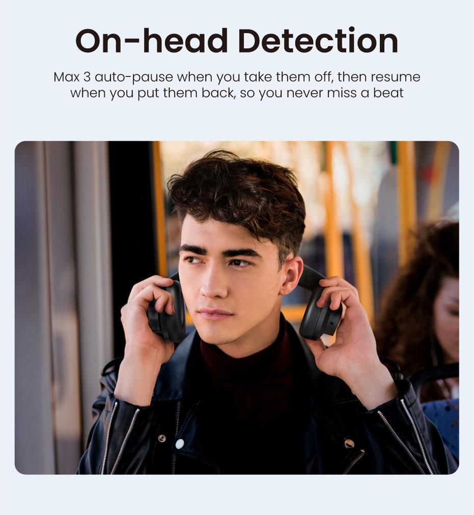 Навушники бездротові UGREEN HiTune Max 3 Bluetooth 5.0 Чорний (90422) - фото 13 Навушники бездротові UGREEN HiTune Max 3 Bluetooth 5.0 Чорний (90422) - фото 13