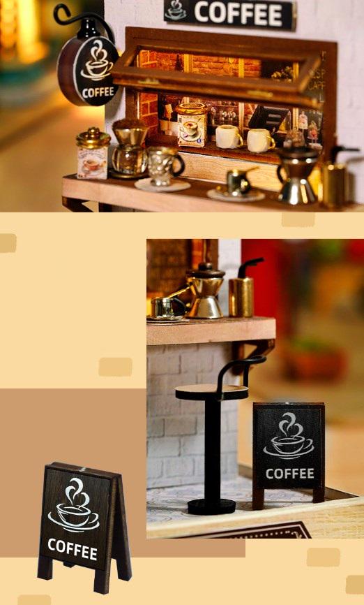 Румбокс 3D Coffee Time интерьерный конструктор (QT-048) - фото 4