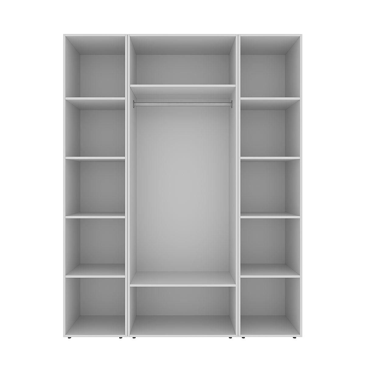 Шкаф распашной комбинированный ART IN HEAD №15 Light 1600x500x2200 мм Белый бриллиант (GALTK01510 мм 00000) - фото 2 Шкаф распашной комбинированный ART IN HEAD №15 Light 1600x500x2200 мм Белый бриллиант (GALTK01510 мм 00000) - фото 2