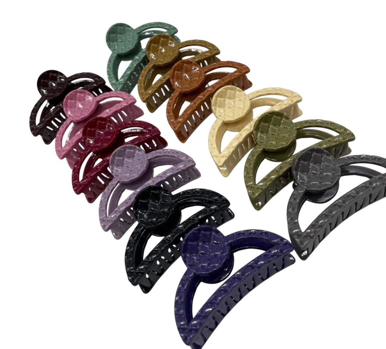 Набор шпилек-крабиков для волос 12 шт. Разноцветный (2899940303)