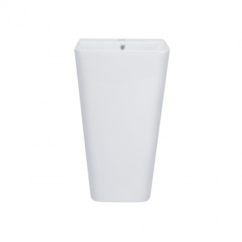 Раковина для підлоги моноблок Q-tap Tern 440х380х830mm White (QT1711G302W)