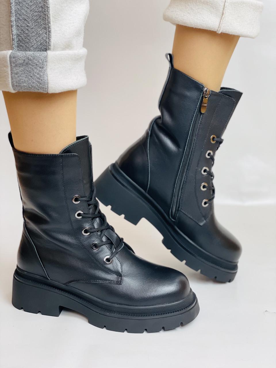 Ботинки женские зимние Farinni р. 38 24,5 см Черный (2705) - фото 8