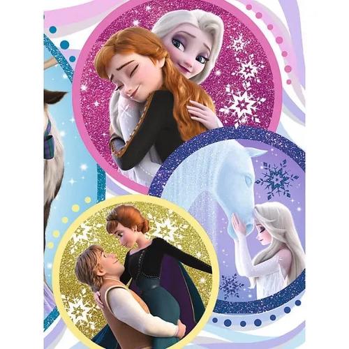 Пазли картонні гліттерні Trefl Дісней Крижане серце/Дружна команда 5-7 років 2100 ел. (14817) - фото 5