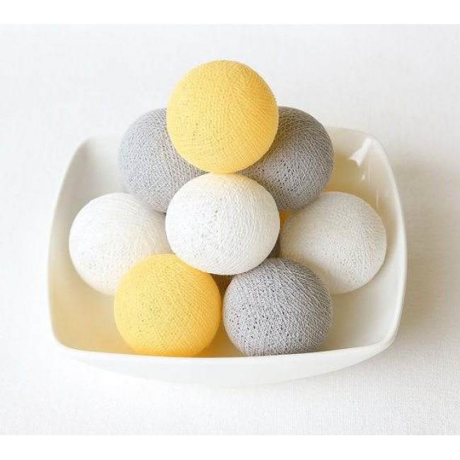 Гирлянда-фонарики тайская CBL от USB 35 шт. 4 м Yellow/Grey (404149)