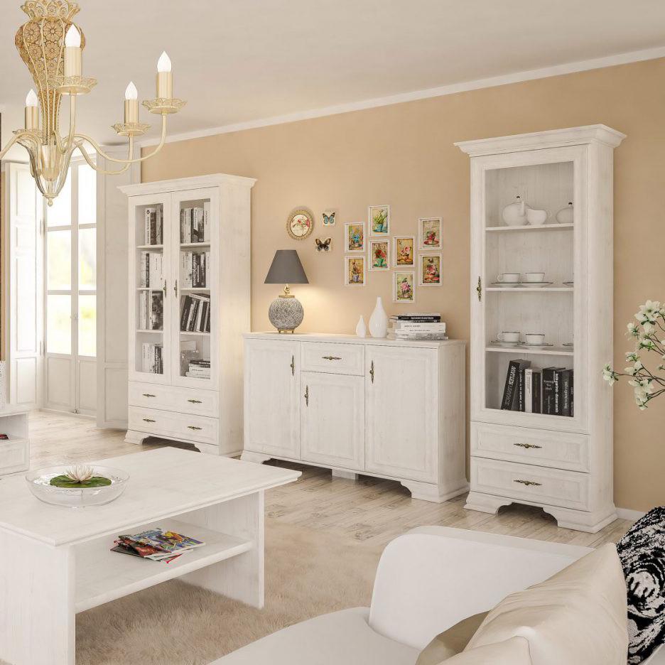 Шафа-вітрина Мебель-Сервіс 2В2Д Iris Андерсон пайн (27265915) - фото 3