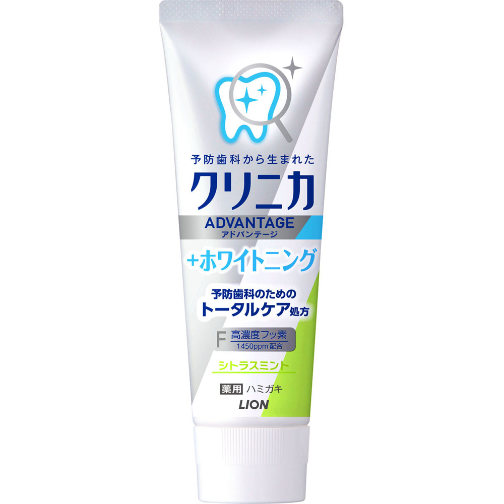 Зубная паста комплексного отбеливающего действия Lion Clinica Advantage Citrus Mint 130 г (33532493)