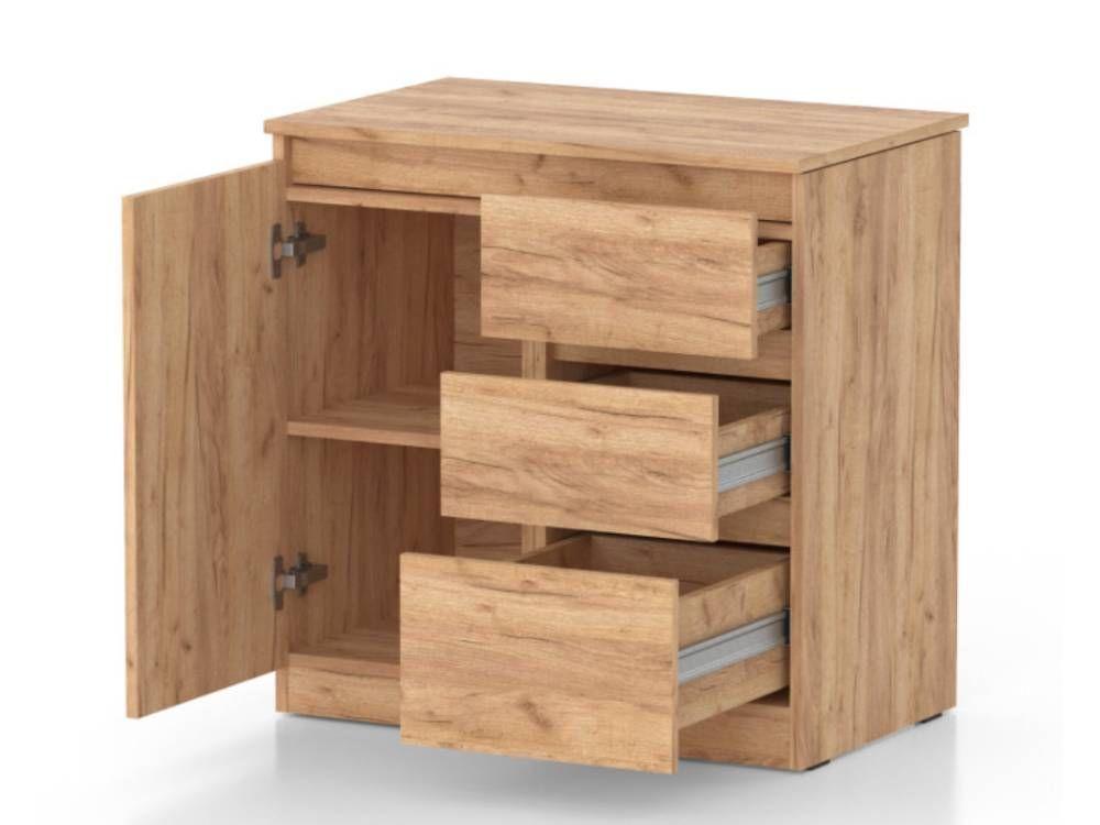 Стол-комод трансформер Knap Frenzy World 143,2х45х75 см Дуб крафт золотой (S202002204) - фото 2 Стол-комод трансформер Knap Frenzy World 143,2х45х75 см Дуб крафт золотой (S202002204) - фото 2