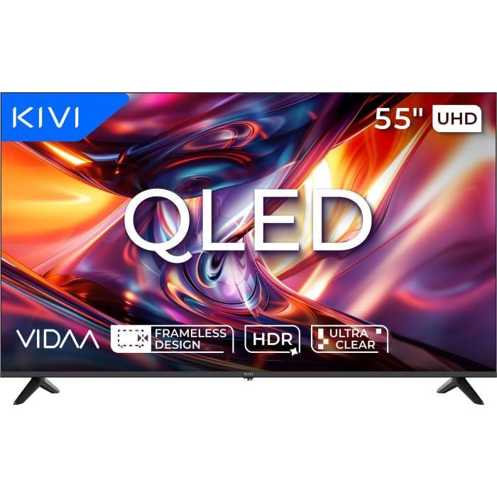 Телевизор Kivi 55U9000HB 55" QLED 4K UHD VIDAA LAN Wi-Fi Black