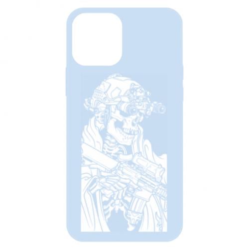 Чехол для iPhone 12 Череп снайпер (14429190-14-187157)
