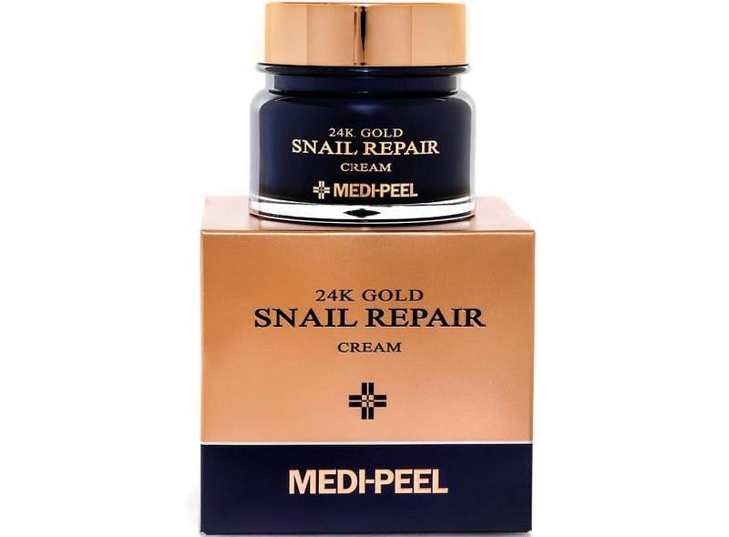 Крем для лица с коллоидным золотом и муцином улитки MEDI-PEEL 24K Gold Snail Repair Cream 50 мл (1544464891)