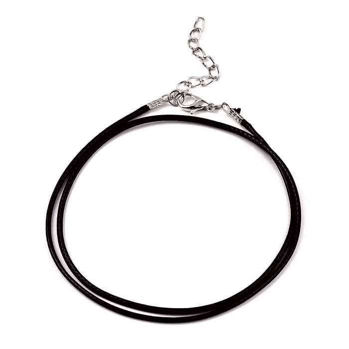 Шнур основа с застежкой и удлинителем для подвески кулона нейлоновый (4101120312) Шнур основа с застежкой и удлинителем для подвески кулона нейлоновый (4101120312)