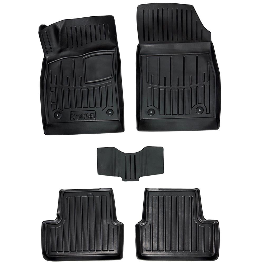 Коврики в салон SOVA-PL для Opel Astra J 2009-2015 резиновые 5 шт. Черный (28800516)