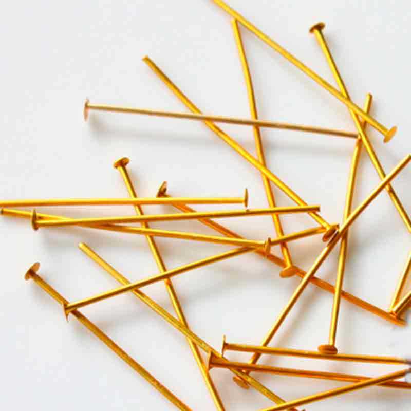 Гвоздь для бусин и подвесок 26 мм 10 шт. Gold - фото 3 Гвоздь для бусин и подвесок 26 мм 10 шт. Gold - фото 3