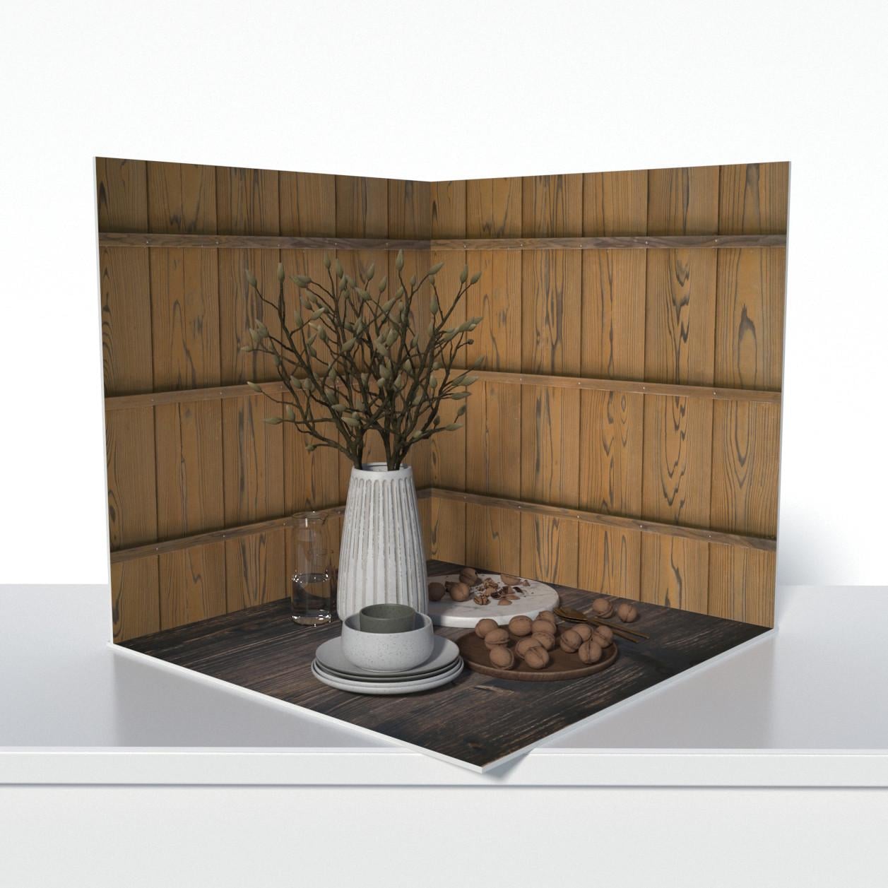 Фотофон пластиковый угловой 3D PolyPlast 50x50x50 см №61041