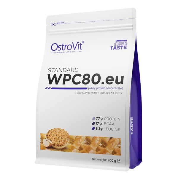 Протеин OstroVit Standard WPC80.eu 900 г Яблочный пирог
