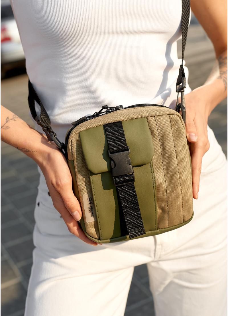 Женская сумка Sambag TEL Хаки (70151019) - фото 13 Женская сумка Sambag TEL Хаки (70151019) - фото 13