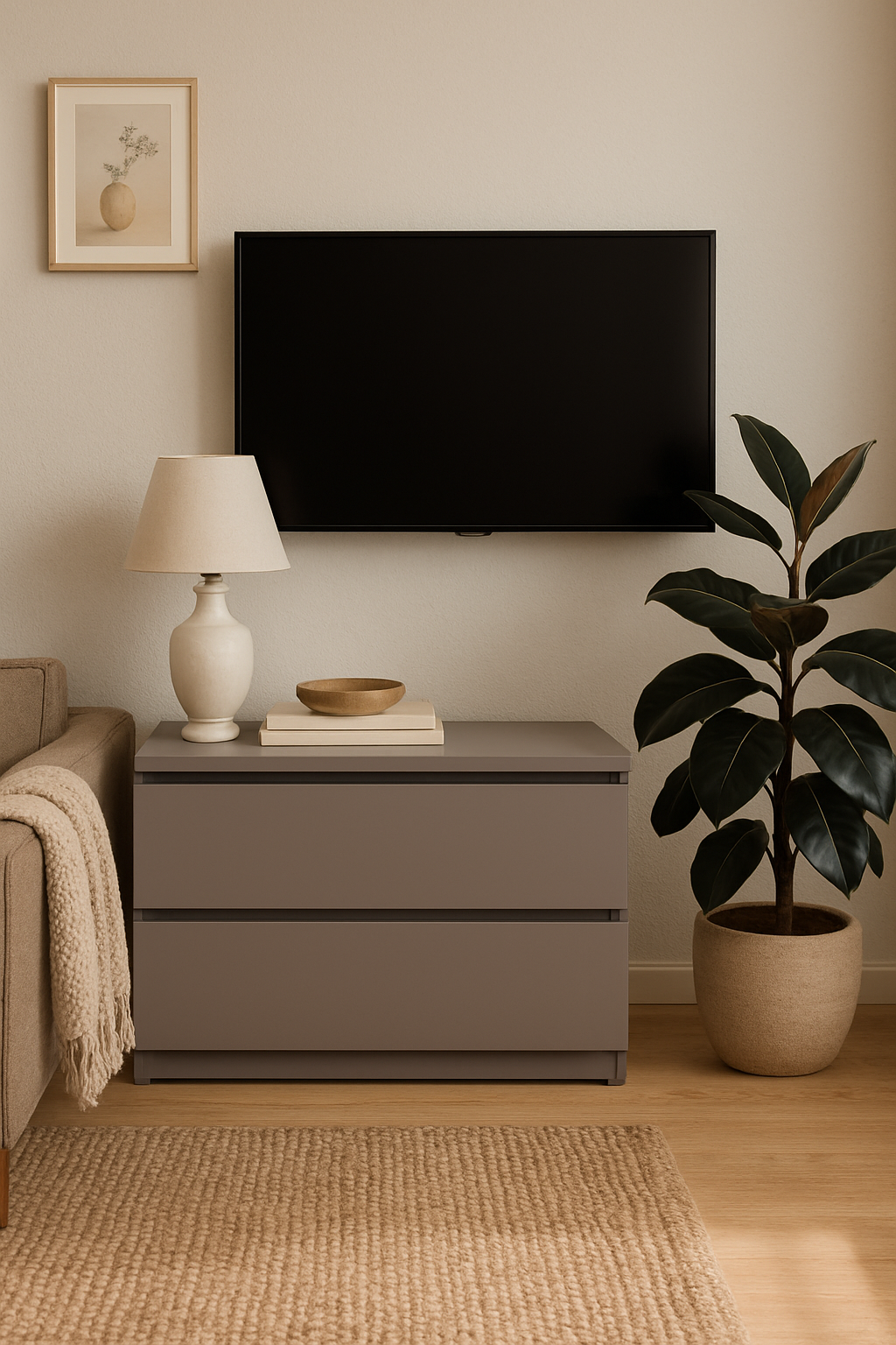 Комод MEBEX на 2 шухляди 100х40х54,4 см Сірий темний (VM2B1000DG) - фото 1 Комод MEBEX на 2 шухляди 100х40х54,4 см Сірий темний (VM2B1000DG) - фото 1