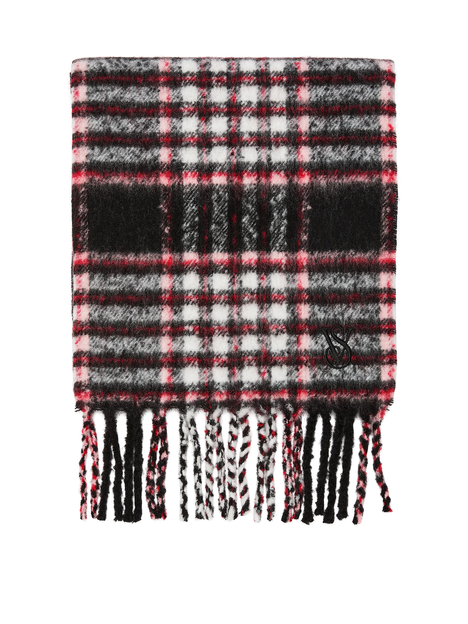 ᐉ Шарф Victoria's Secret Blanket Scarf Чорний у клітинку