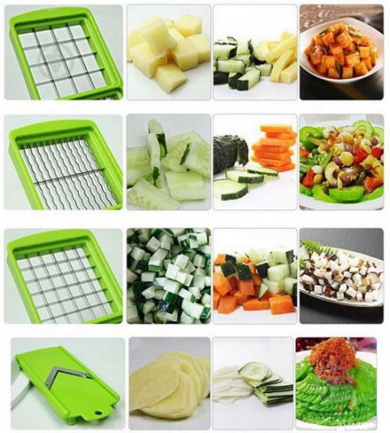 Овощерезка Nicer Dicer Plus Зеленый (258714) - фото 2