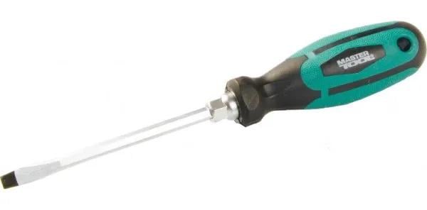 Викрутка шліцева магнітна MasterTool HEXAGON SL5х150 мм ручка з TPR-покриттям (45-8515)