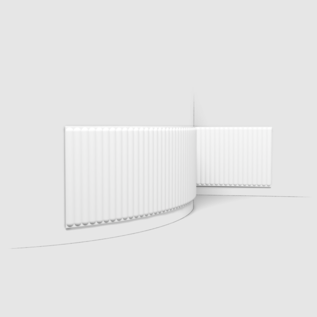 3D-панель гибкая Orac Decor W214F 2000х400х15 мм