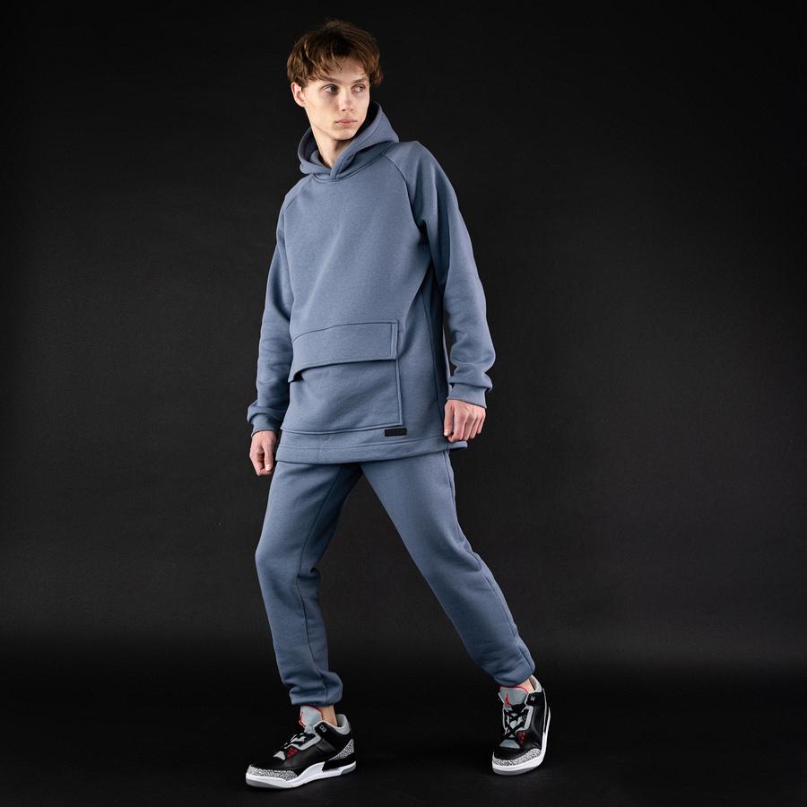 Худи South Basic Fleece Oversize M Gray - фото 4