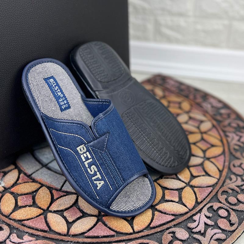 Тапочки чоловічі кімнатні Белста VS-000518 p. 41 26,5 см Джинсовий (20982521) - фото 4