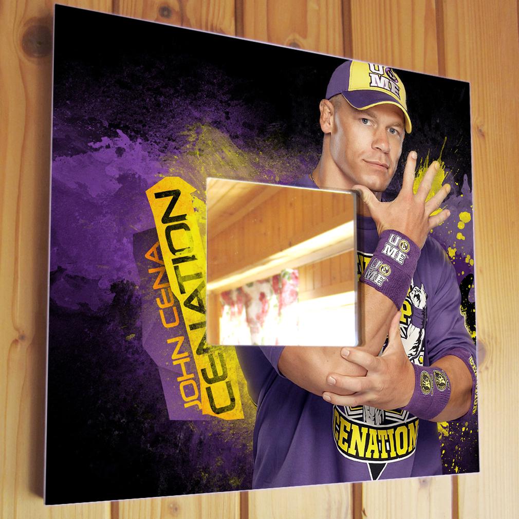 Зеркало декоративное Реслер Джон Сина 260х260 мм (M04678)