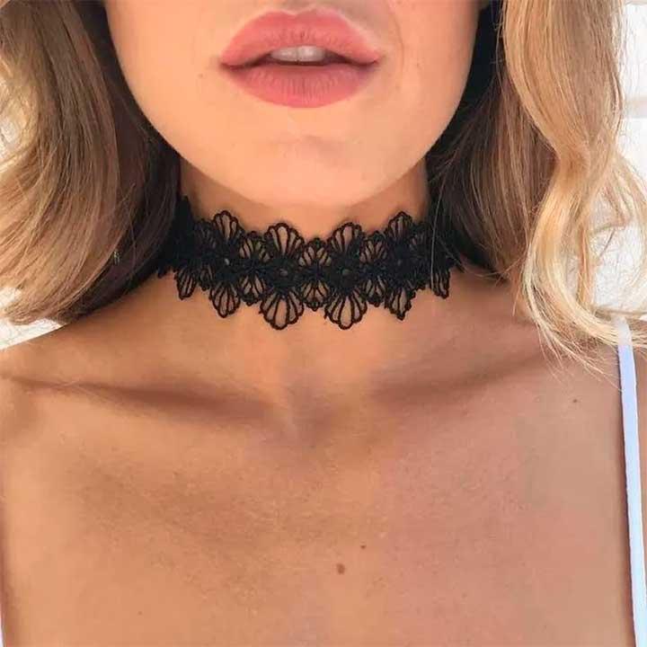 Чокер Tender Sweet ажурный кружевной из плотного гипюра One size (K0571-1) - фото 3 Чокер Tender Sweet ажурный кружевной из плотного гипюра One size (K0571-1) - фото 3