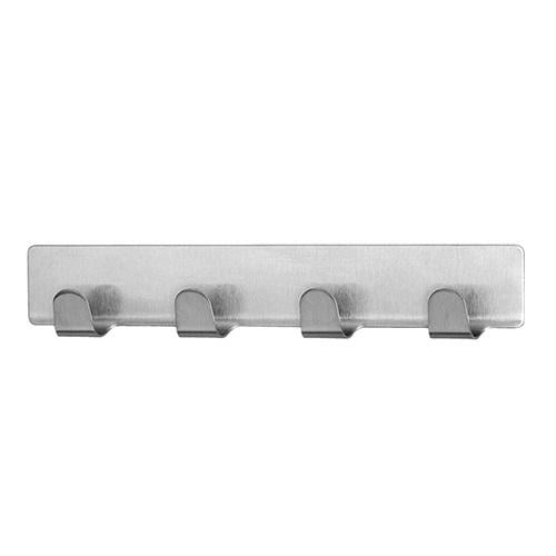 Вешалка самоклеящаяся Stenson R84683 4 крючка 16х3,5 см (11401261)