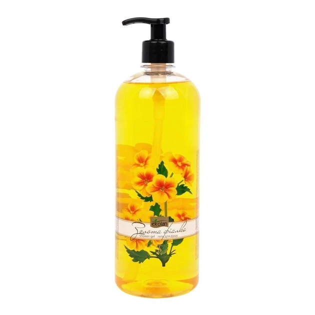 Гель для душу EkoLan Золота фіалка з дозатором 1000 мл Гель для душу EkoLan Золота фіалка з дозатором 1000 мл