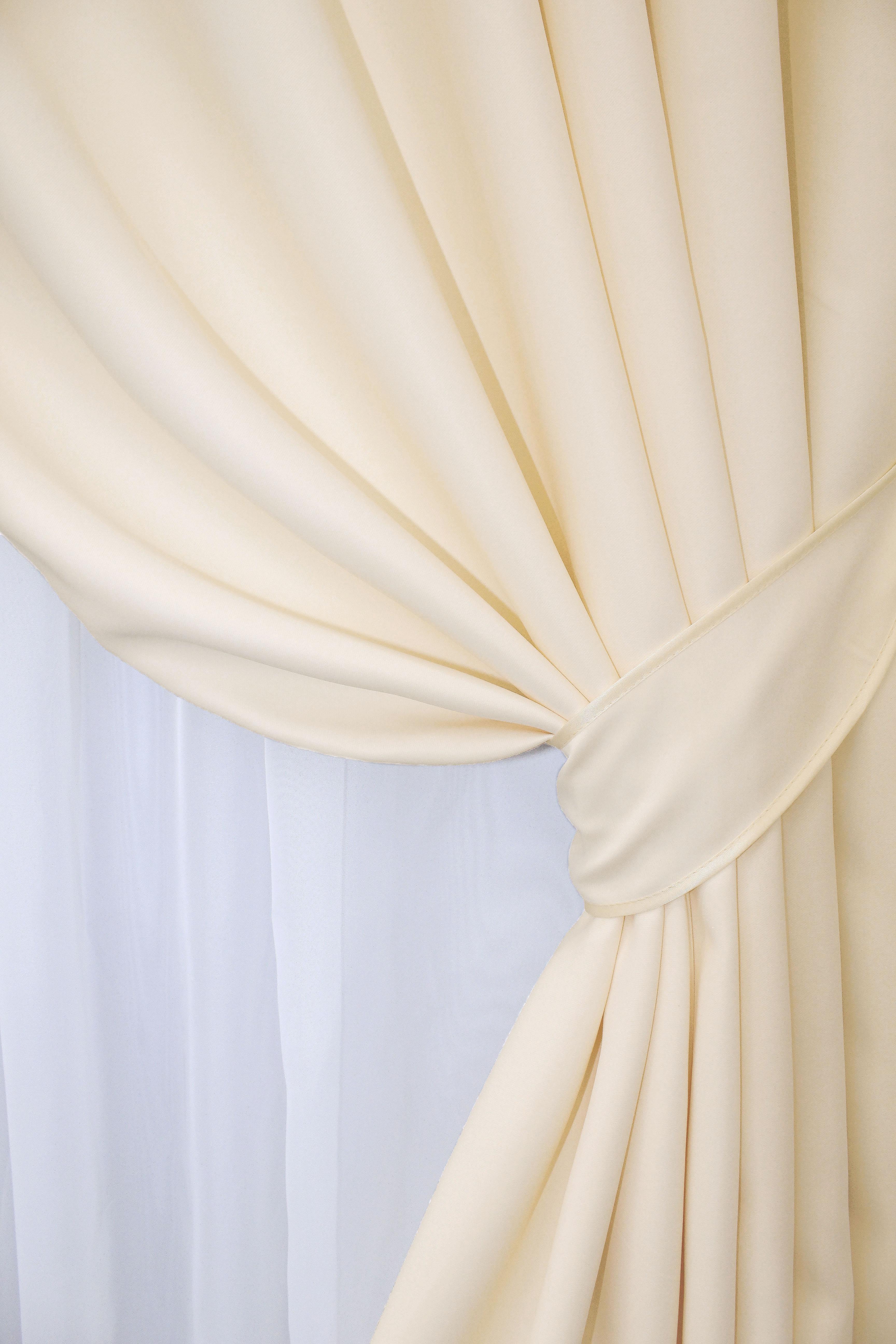 Комплект готовых штор VR-Textil Блэкаут Bagema Rvs № 1293ш 150х275 см 2 шт. Кремовый (33-0144) - фото 5 Комплект готовых штор VR-Textil Блэкаут Bagema Rvs № 1293ш 150х275 см 2 шт. Кремовый (33-0144) - фото 5