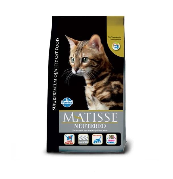 Корм сухий Farmina Matisse Neutered Chicken з куркою для стерилізованих котів та кастрованих котів 1,5 кг (8010276032102)