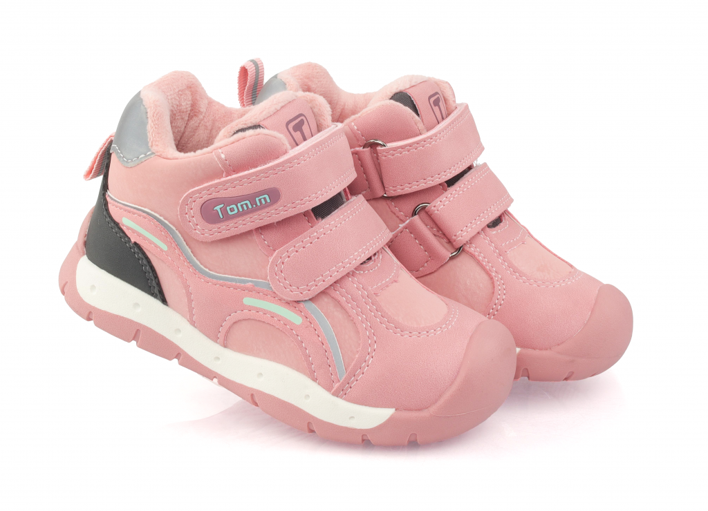 Ботинки осенние для девочек 51098 экокожа р. 25 Розовый