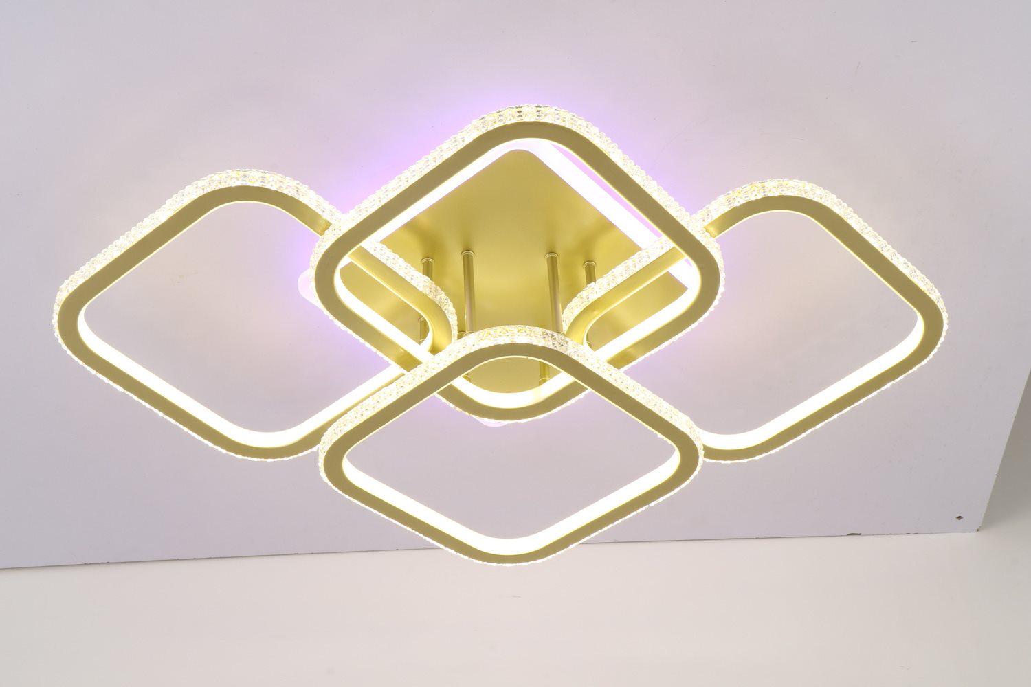 Люстра светодиодная с пультом Valeso V K29139-4+1 GD (000036458) - фото 4 Люстра светодиодная с пультом Valeso V K29139-4+1 GD (000036458) - фото 4